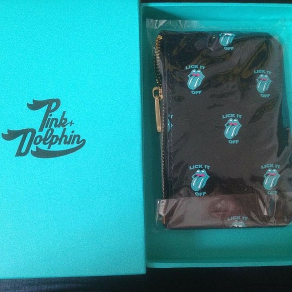 Pink Dolphin Bags Pink Dolphin Lick It Off Coin Pouch Poshmark